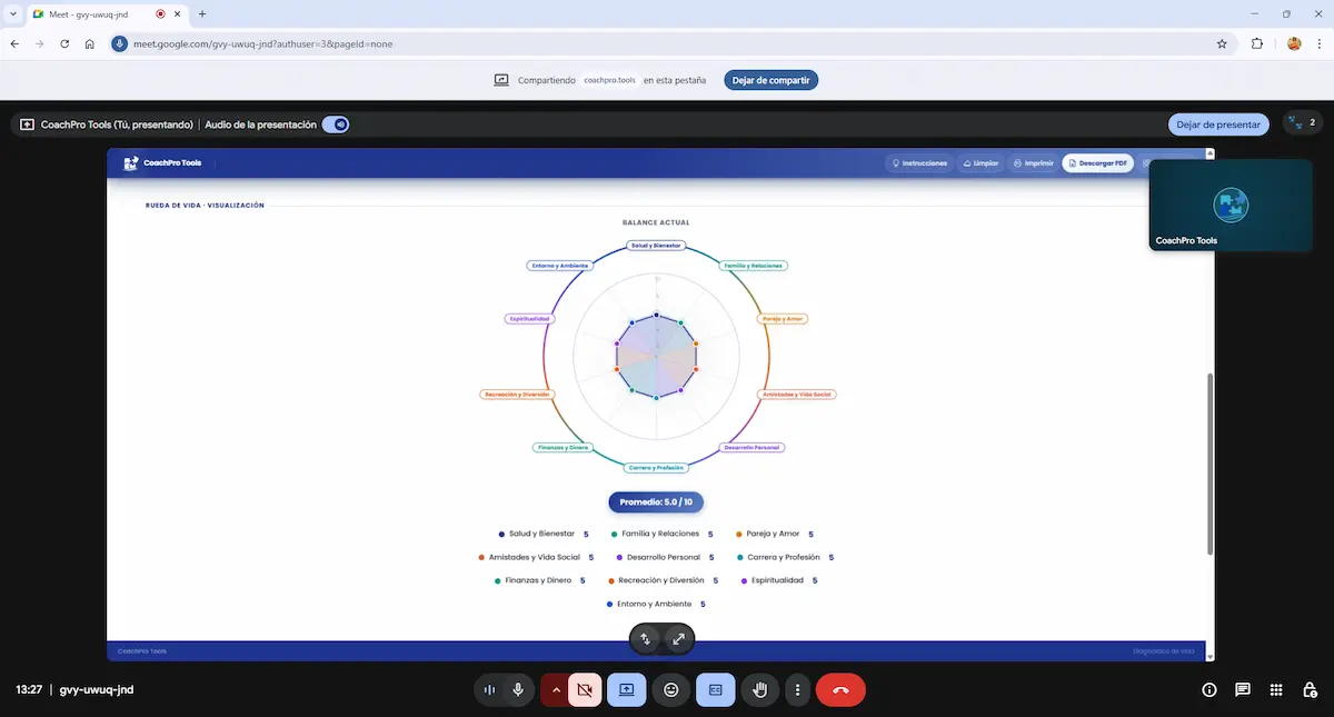 Comparte pantalla en Zoom/Meet/Teams con la herramienta interactiva
