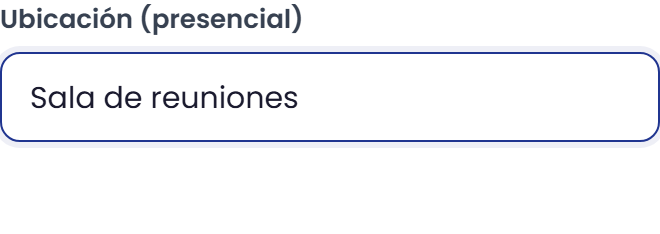 Lugar de encuentro.