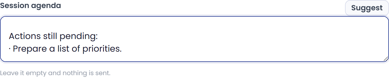 Review the suggested topics
