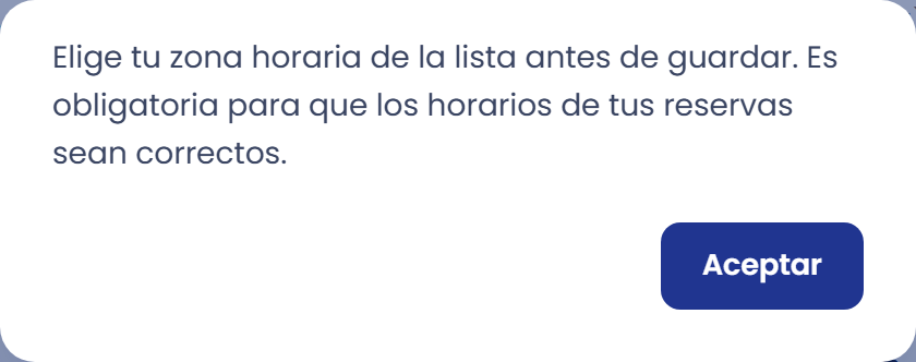 Si todavía no has elegido una zona