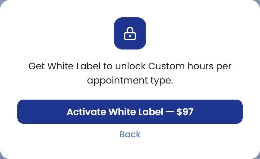 If your account is AppSumo without White Label