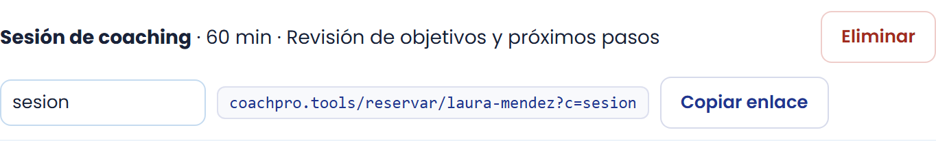 El nombre corto identifica el tipo dentro del enlace.