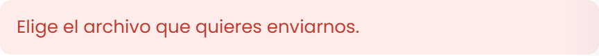 Si no has adjuntado un archivo