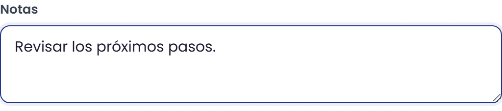 Añade notas