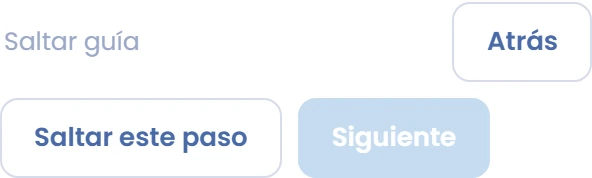 Si Siguiente está desactivado