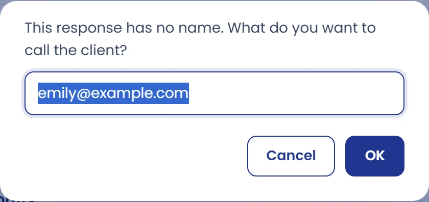 Create the record if it does not exist
