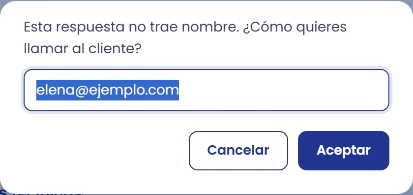 Crea la ficha si todavía no existe