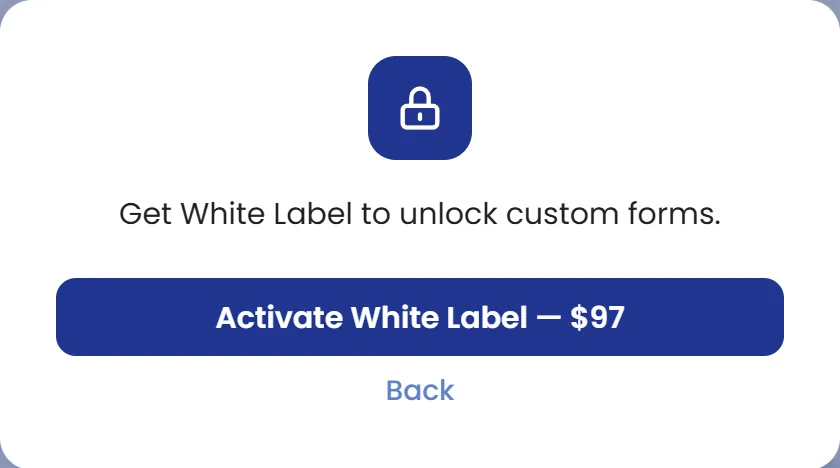If your account is AppSumo without White Label