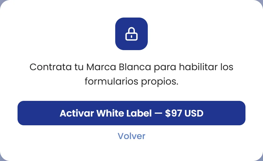 Si tu cuenta es de AppSumo sin Marca Blanca
