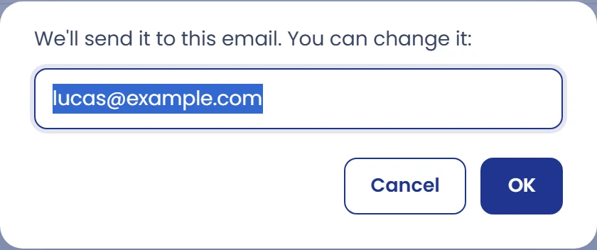 Check the address and delivery result