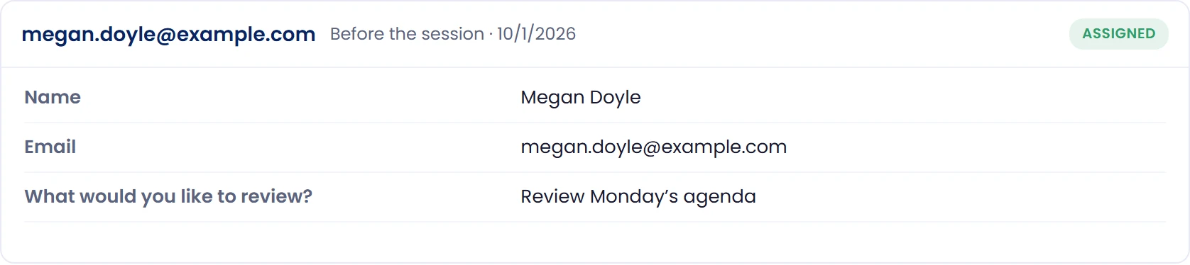 Read received responses