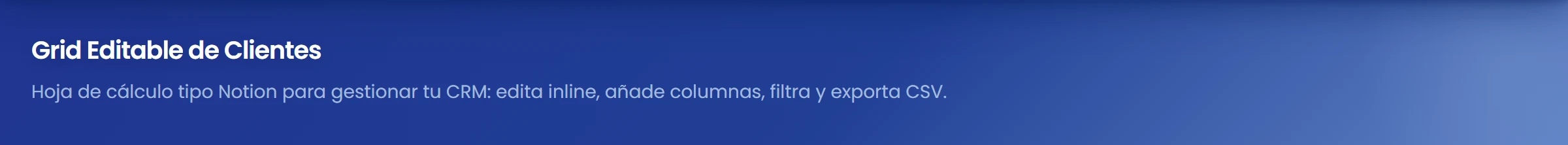 Abre el grid