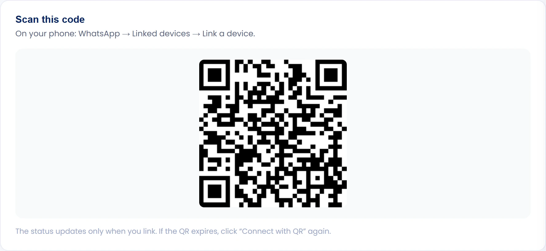 Link from your phone