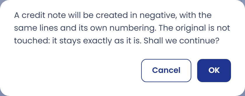 Prepare a correction when appropriate