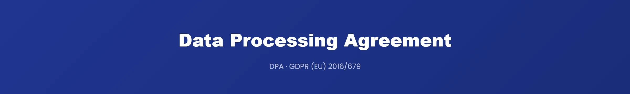 Read the DPA on its page