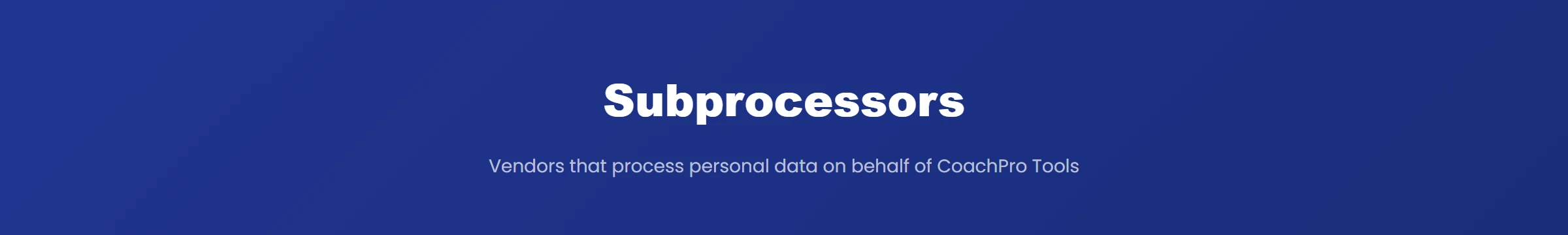 Read provider and security information