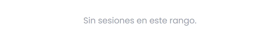 Si faltan sesiones o aparecen guiones