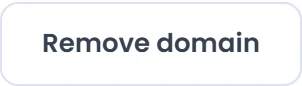 Review removal before removing a domain