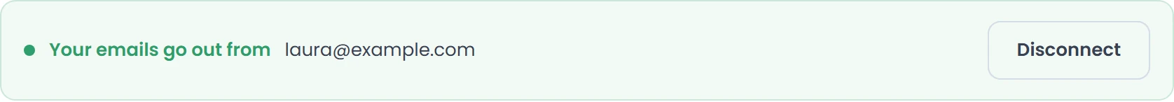 Check status and the test email