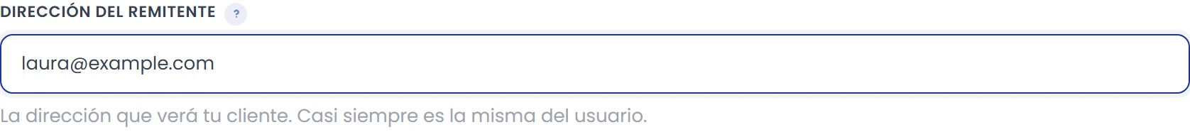 Comprueba el remitente