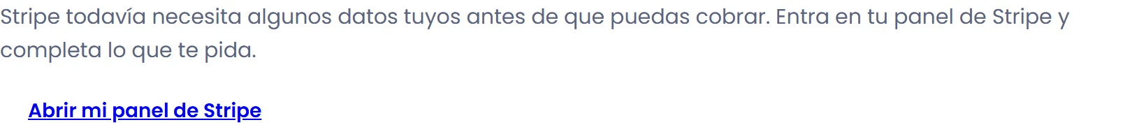 Resuelve los requisitos pendientes