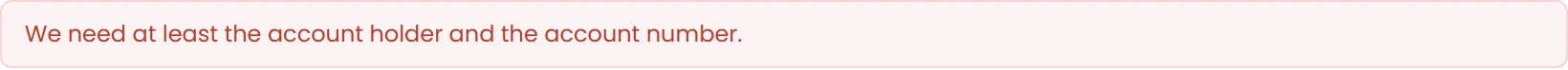 If required fields are missing