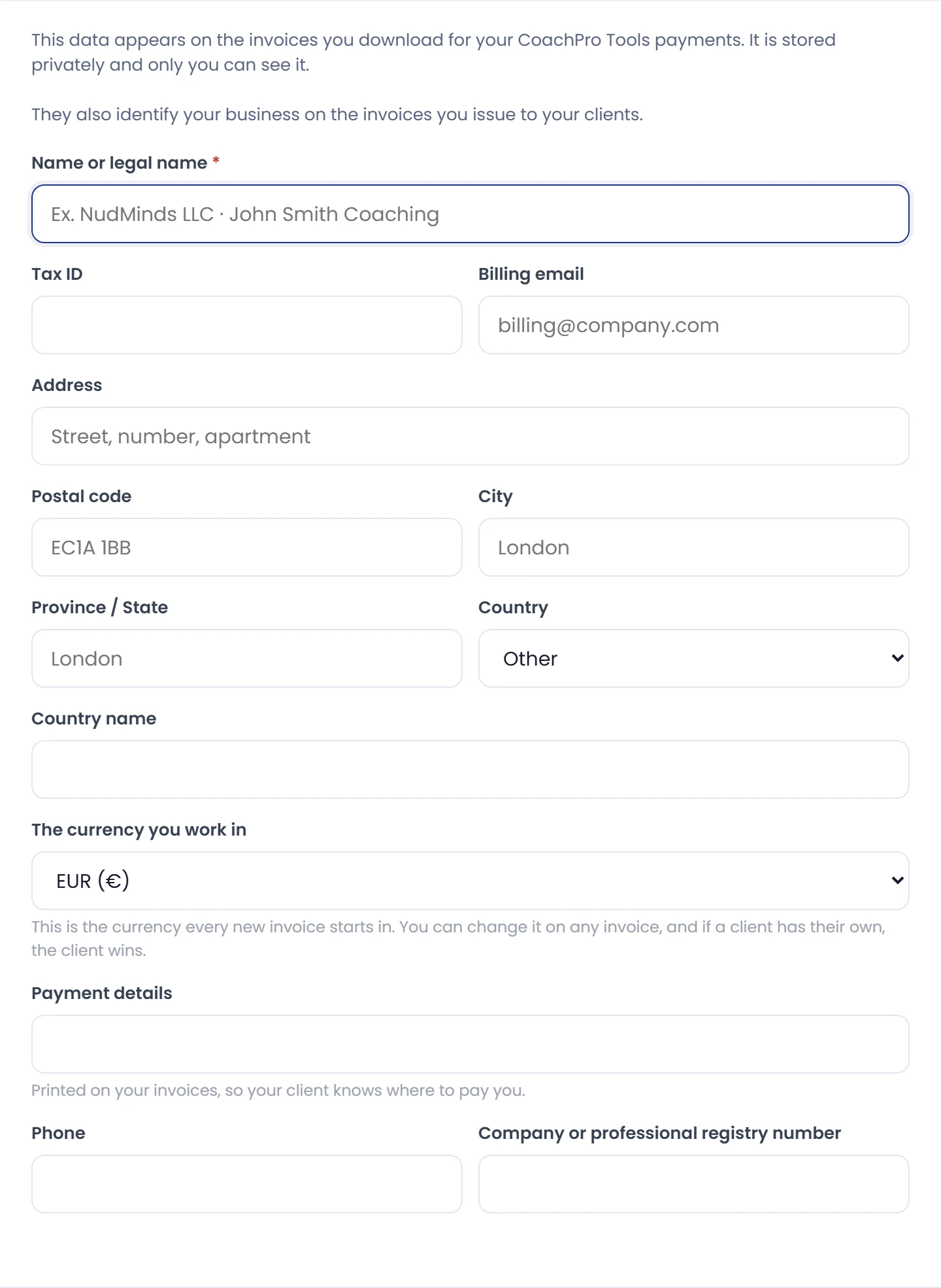 Complete the relevant details
