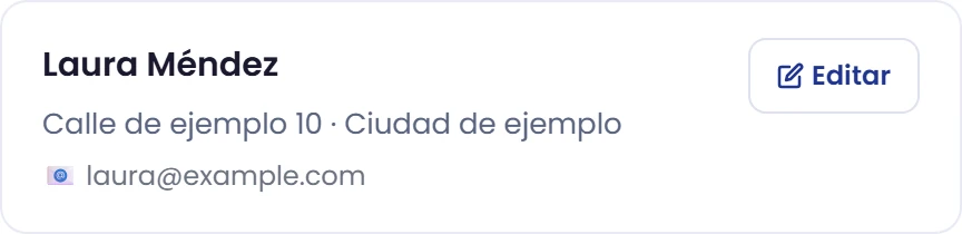Guarda y revisa la tarjeta de datos