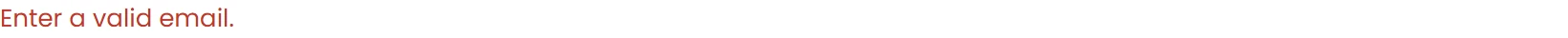 If name or valid email is missing