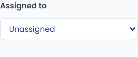 If no user is assigned