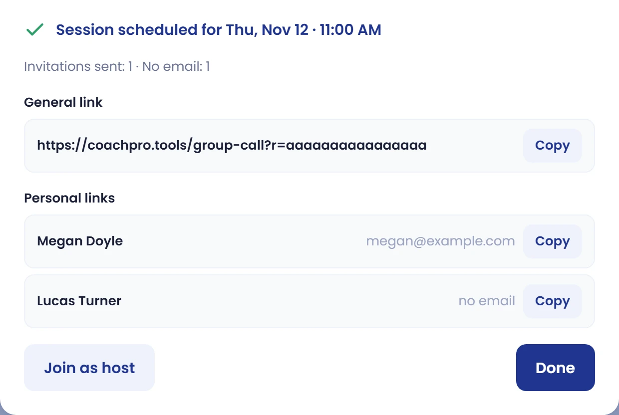 If a guest has no email