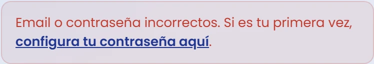 Revisa los avisos de acceso