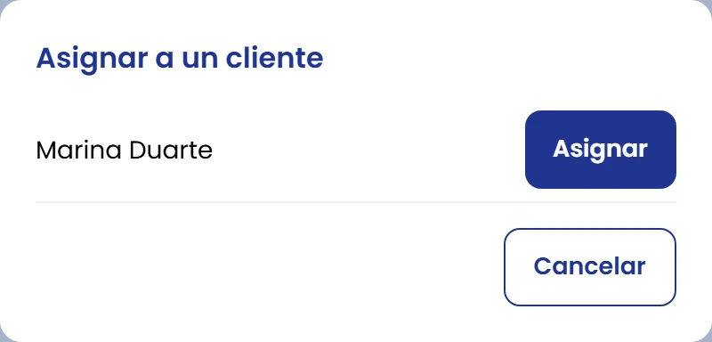 Abre Asignar