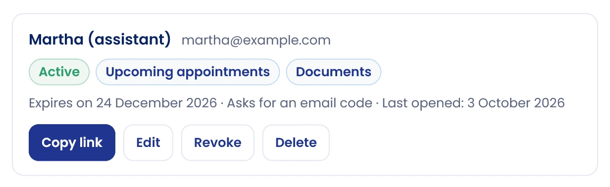 Edit access permissions