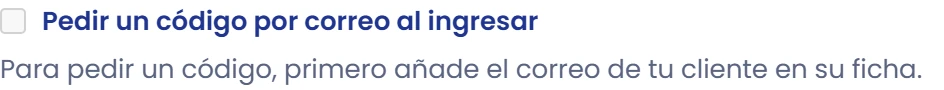 Si el cliente no tiene correo