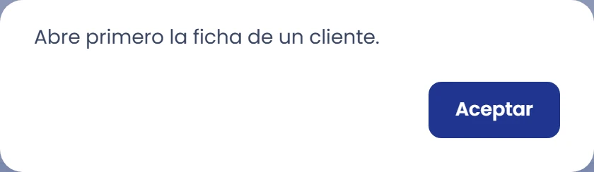 Si no tienes una ficha abierta