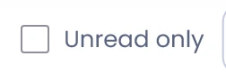 Filter unread conversations