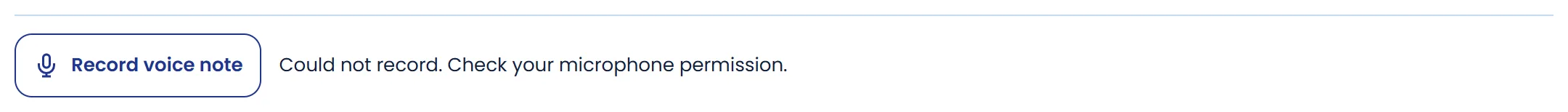 If recording does not start