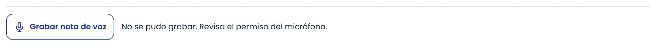Si no se puede grabar