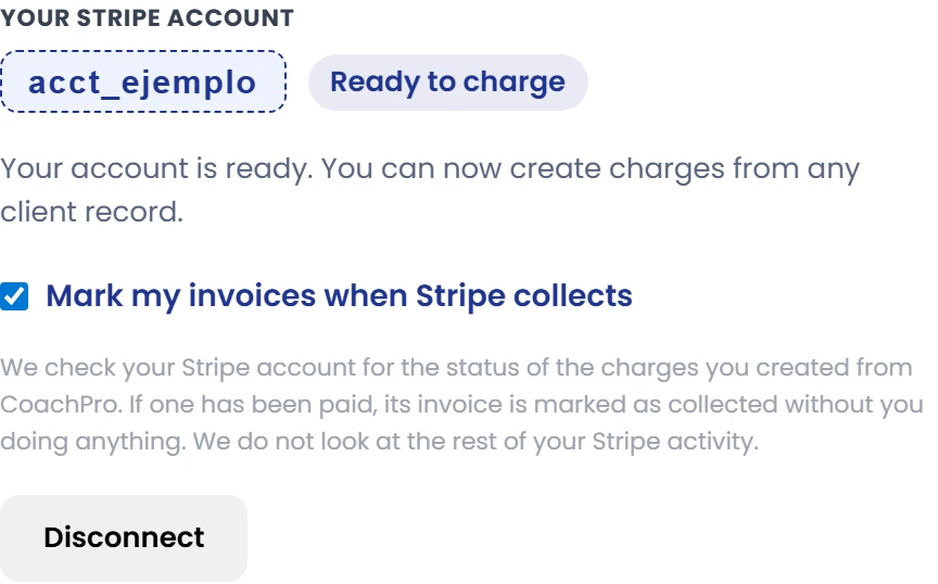 Check the payment connection