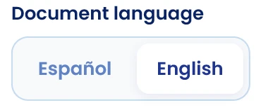 Choose the language