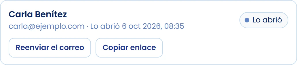 Reenvía o copia un enlace