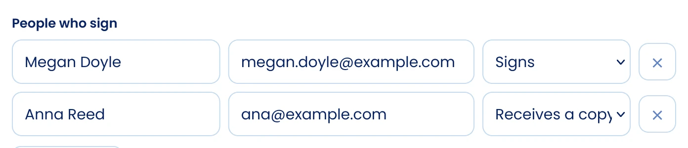 Distinguish signing and copies