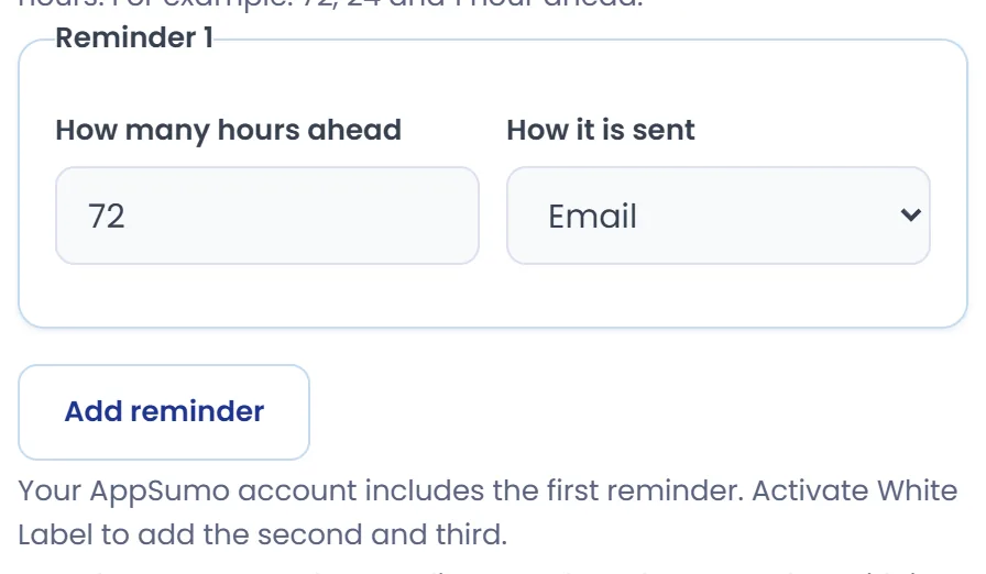 If your AppSumo account does not have White Label