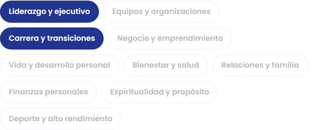 Selecciona las áreas