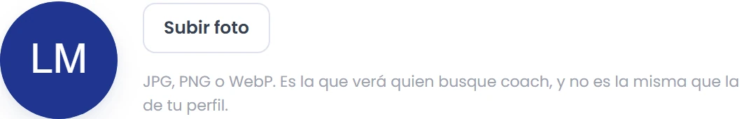 Añade la foto de la ficha