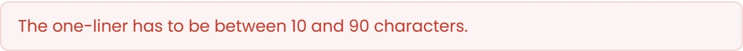 If a required detail is missing