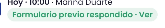 Consulta la preparación respondida