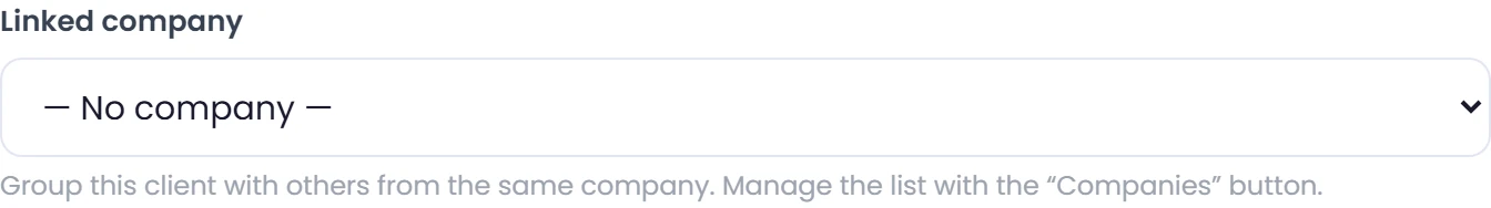 Link a company