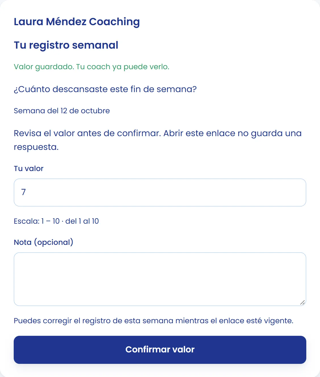 Cuando tu cliente confirma